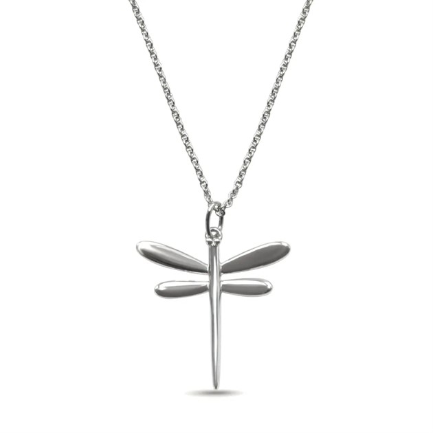 Halsband Slända Silver